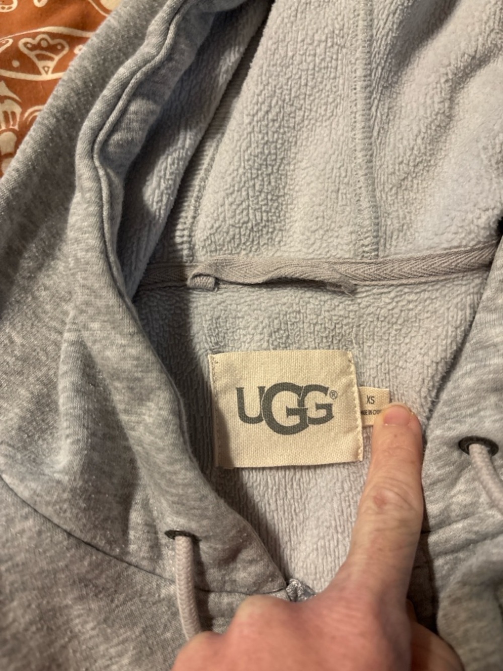 UGG Gray Zip Up Hoodie XS Cozy Soft Full Zip Sweatshirt 🤍✨ - Picture 3 of 4